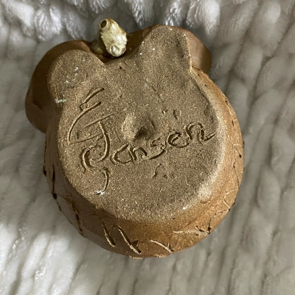 Mid Century Pottery Owl signed E (for Elinor) Jensen - Picture 3 of 3